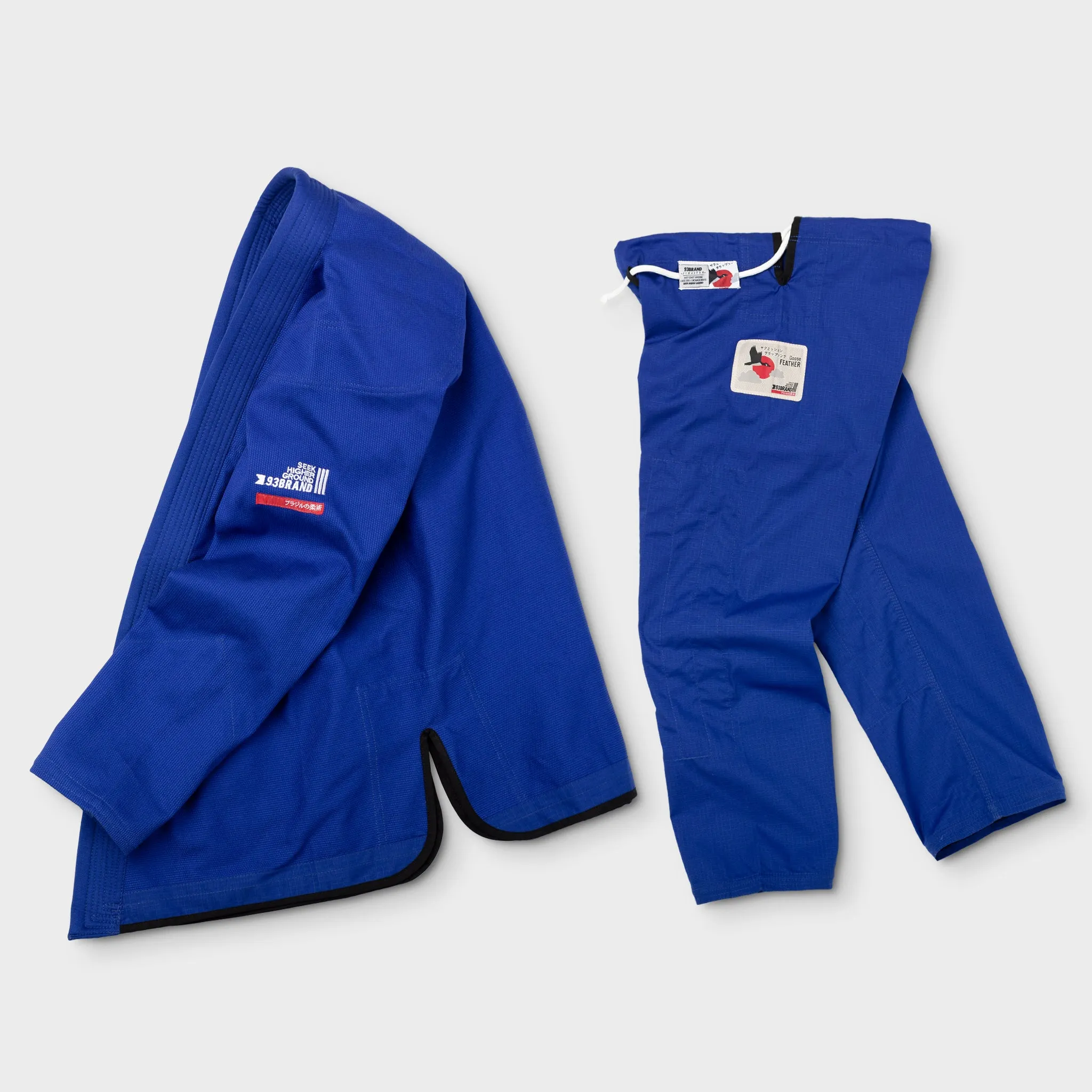 93brand "Goose Feather" Lightweight BJJ Gi - Blue