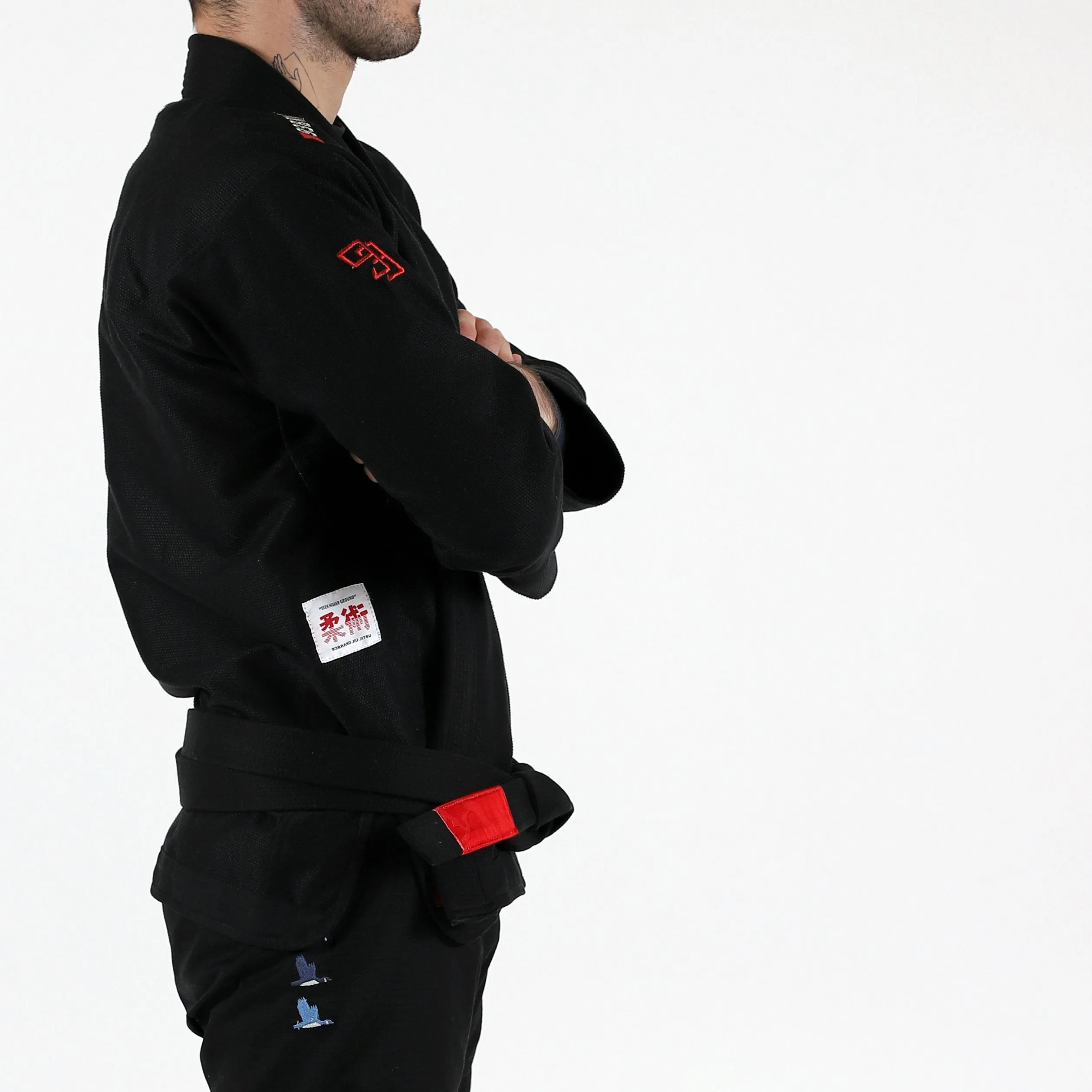 93brand "Goose Feather" Lightweight Black Jiu Jitsu Gi