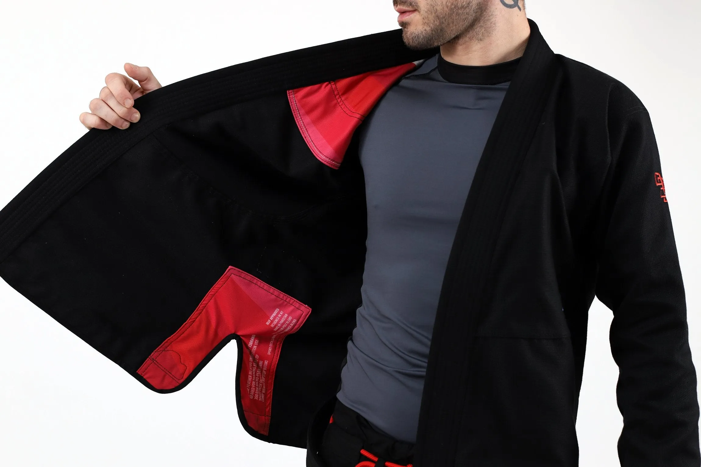 93brand "Goose Feather" Lightweight Black Jiu Jitsu Gi
