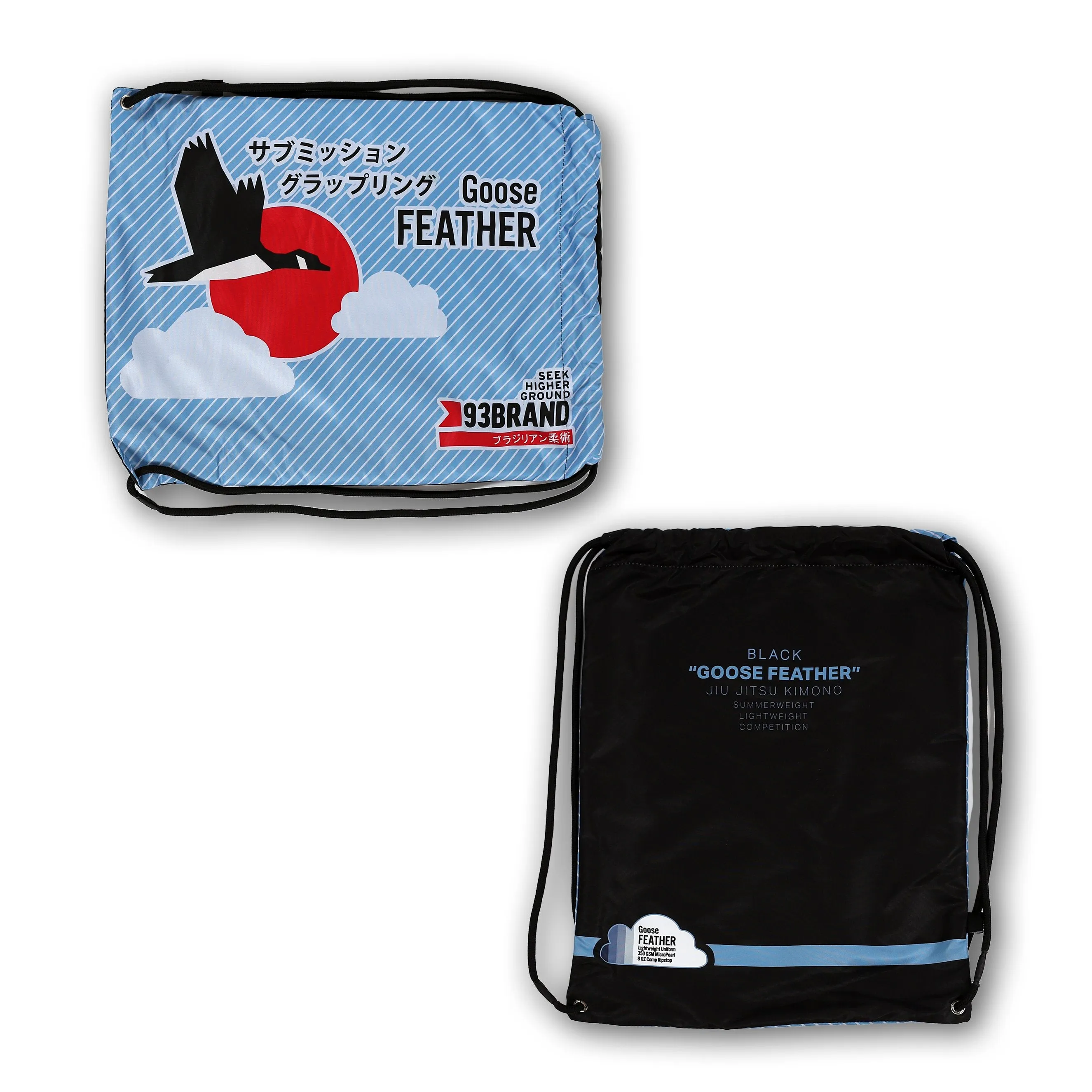 93brand "Goose Feather" Lightweight Black Jiu Jitsu Gi