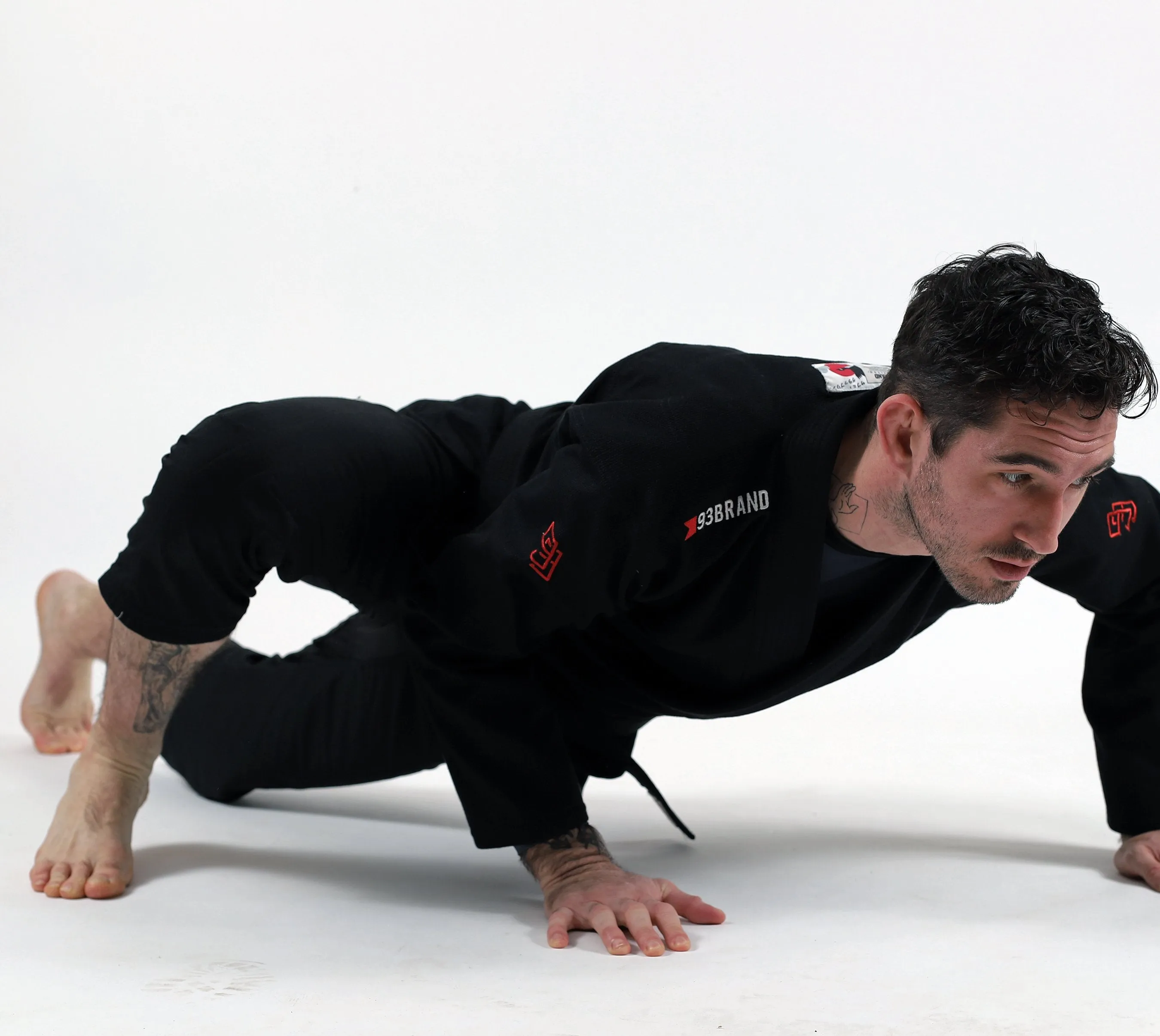 93brand "Goose Feather" Lightweight Black Jiu Jitsu Gi