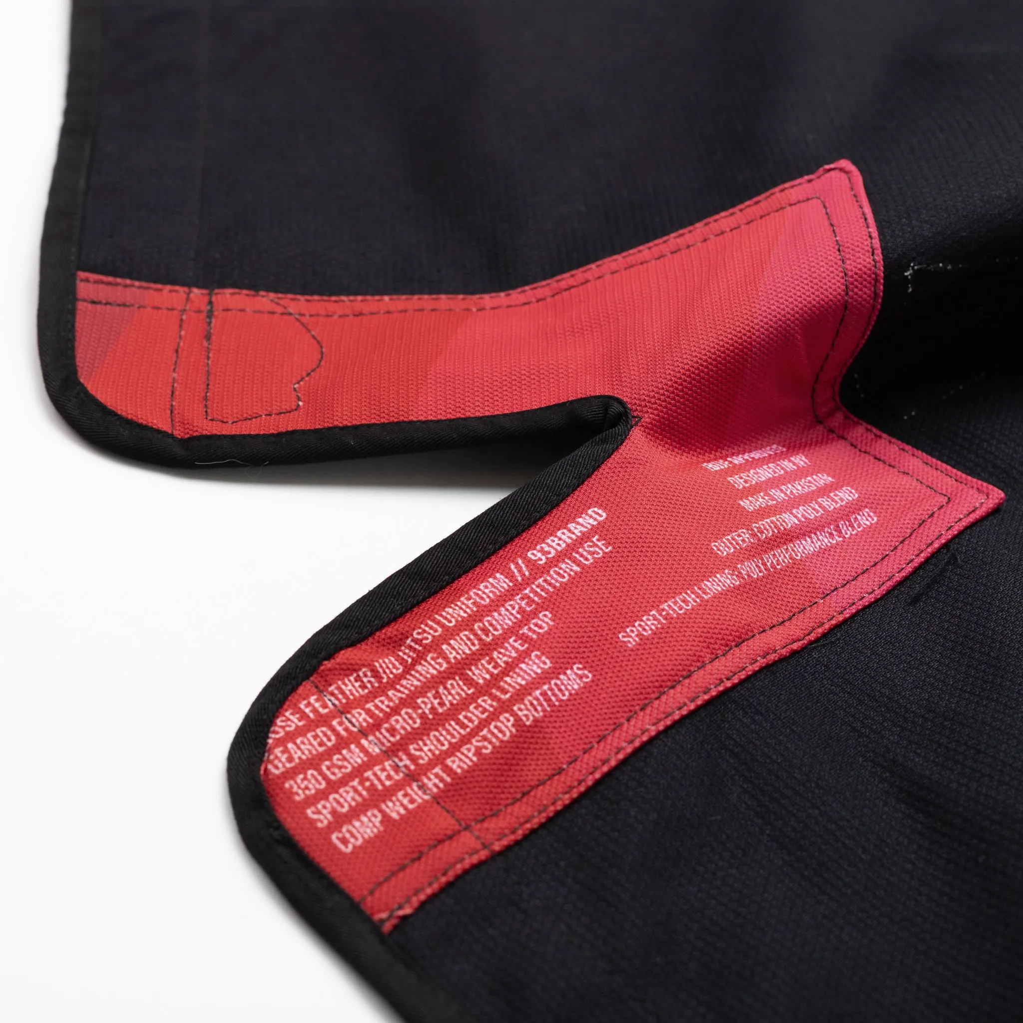 93brand "Goose Feather" Lightweight Black Jiu Jitsu Gi