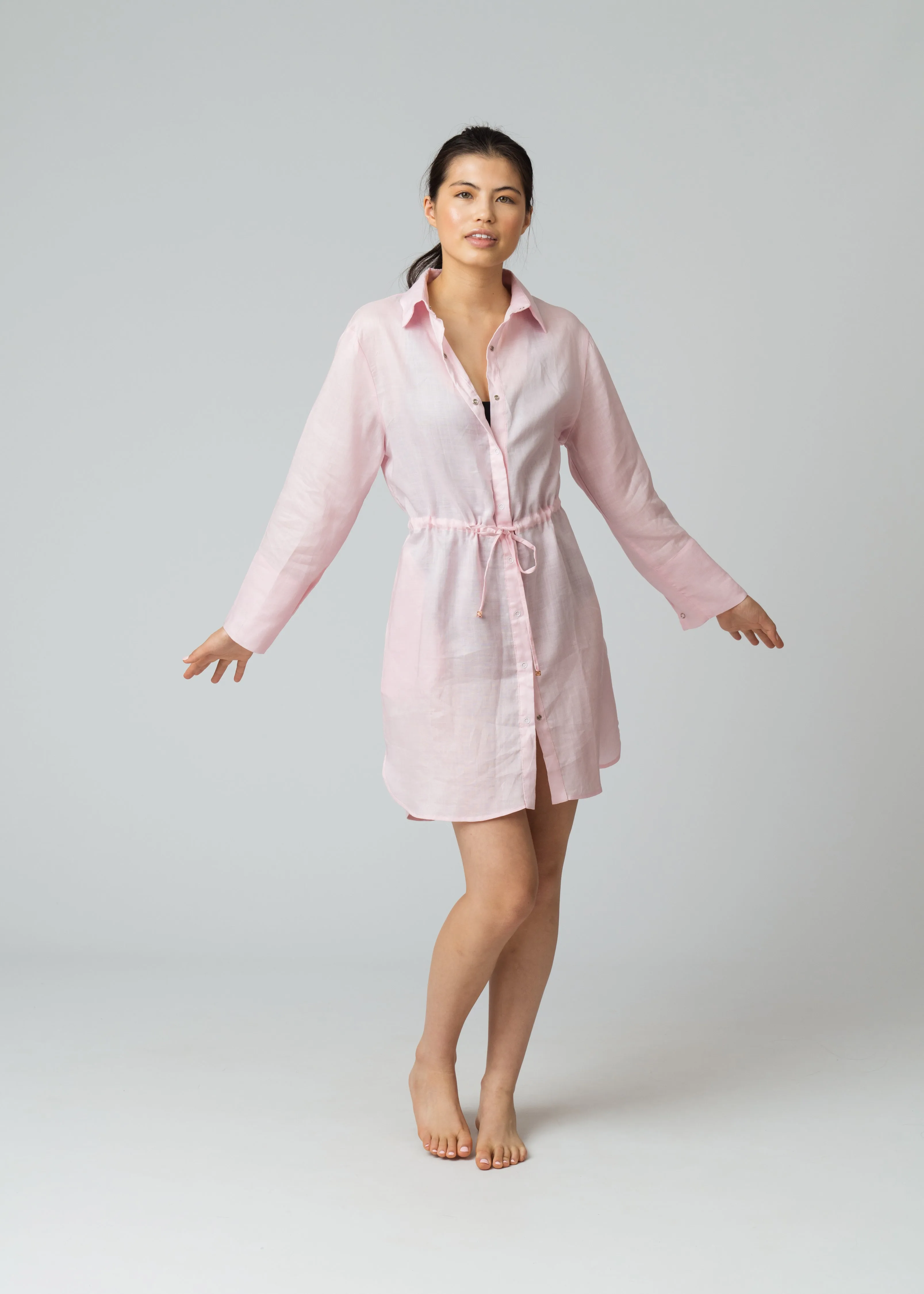 Adelaida Linen Coverup
