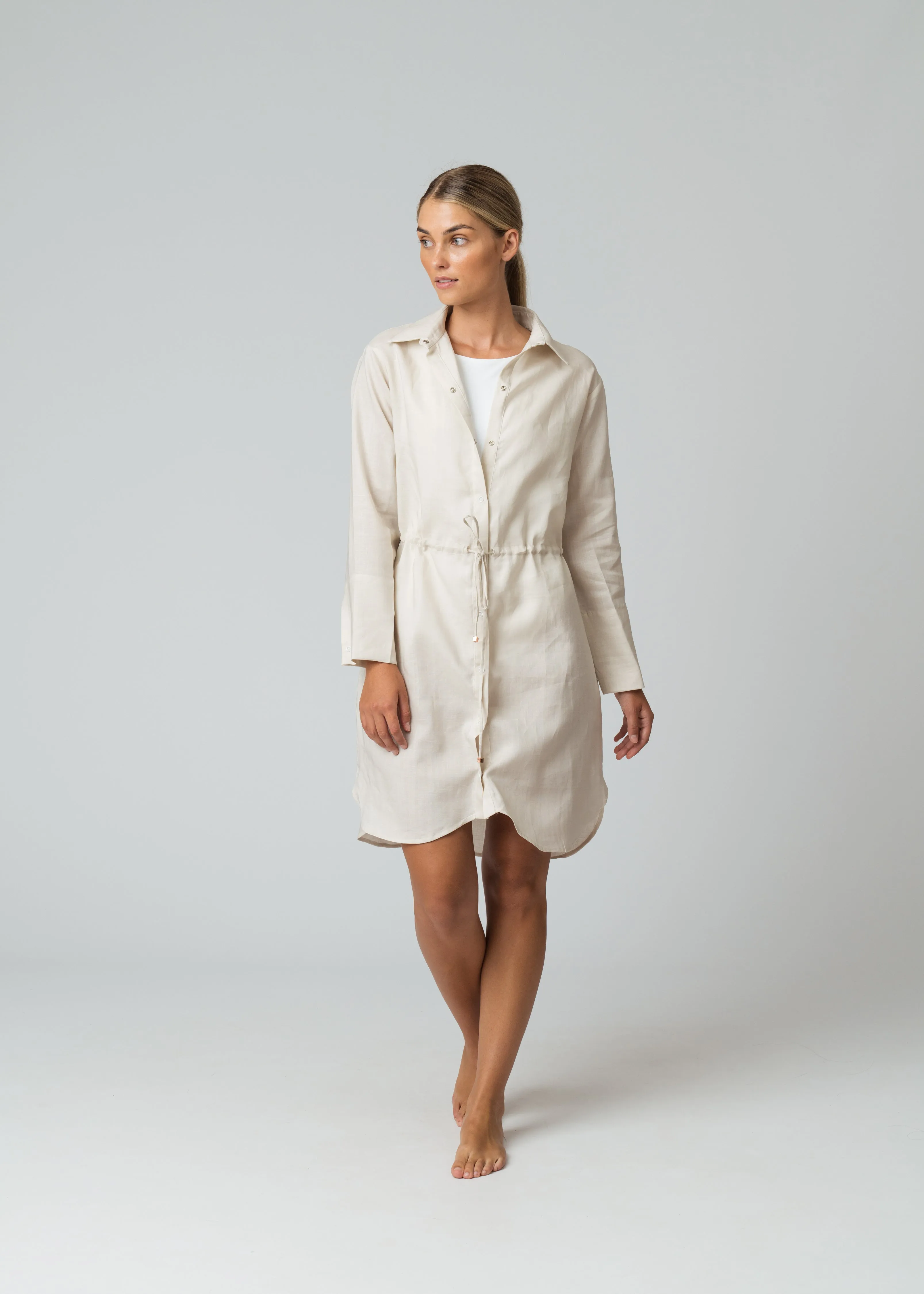 Adelaida Linen Coverup