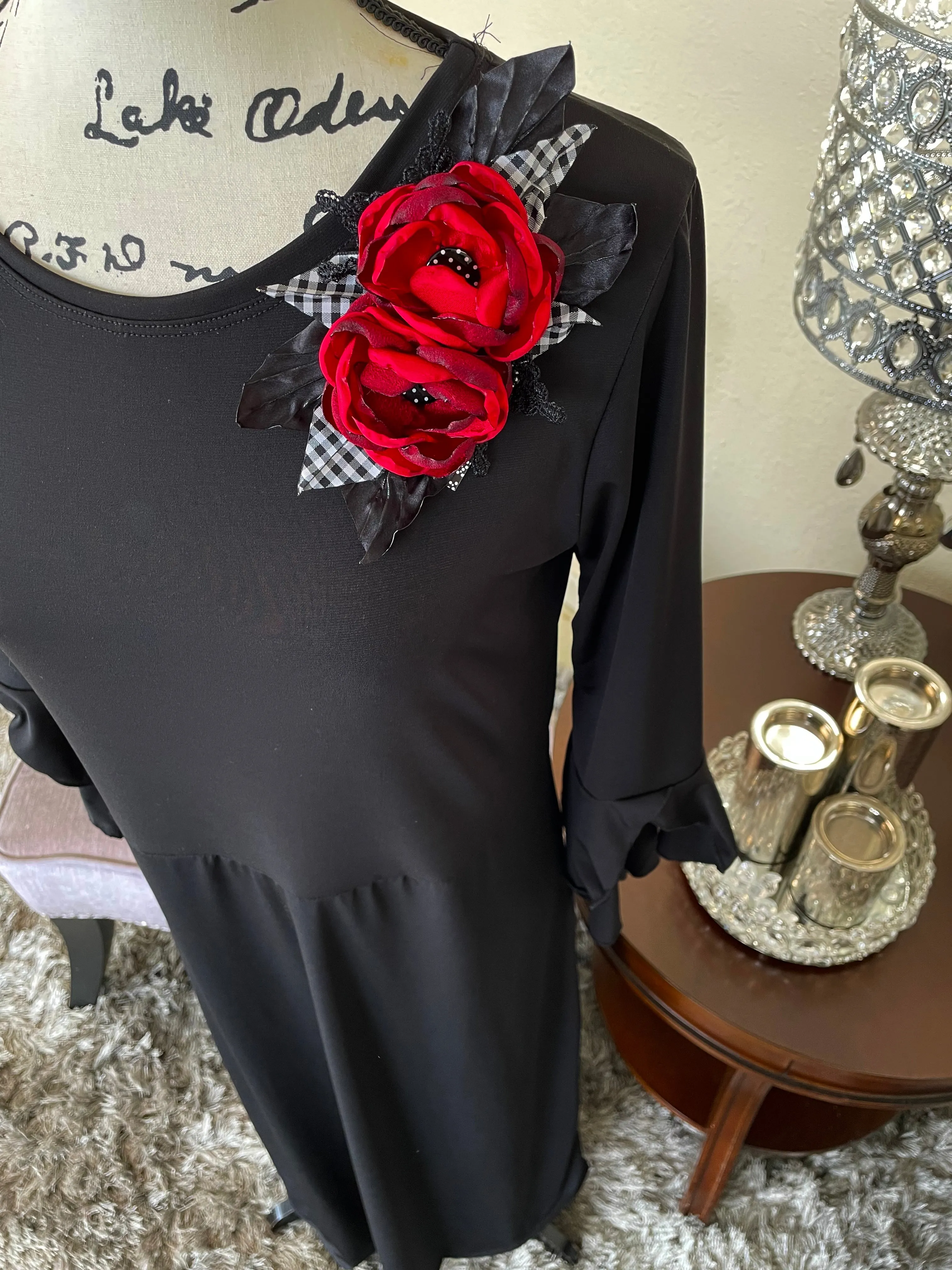 Ava Black ITY Dress