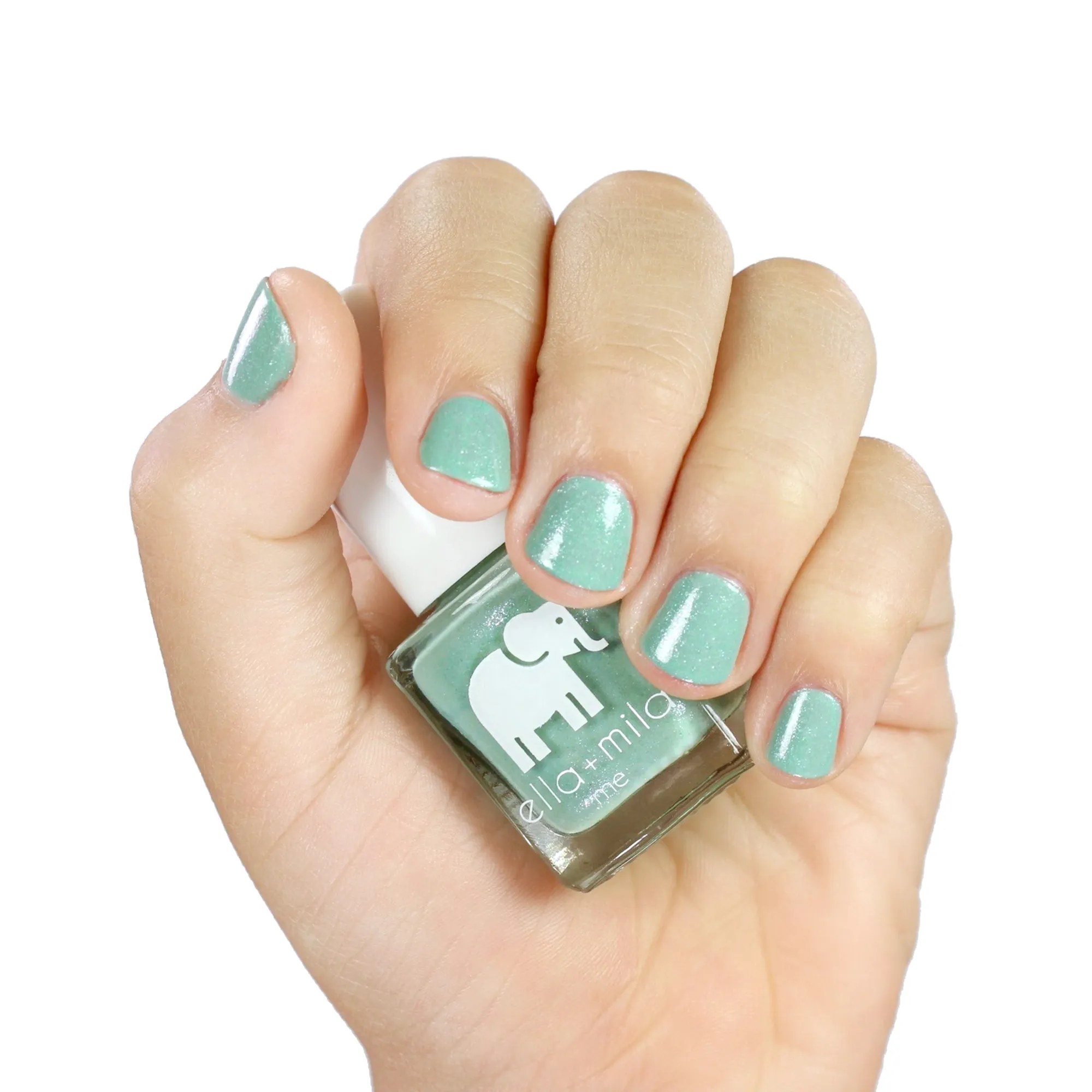Glitter Me Green Nail Polish