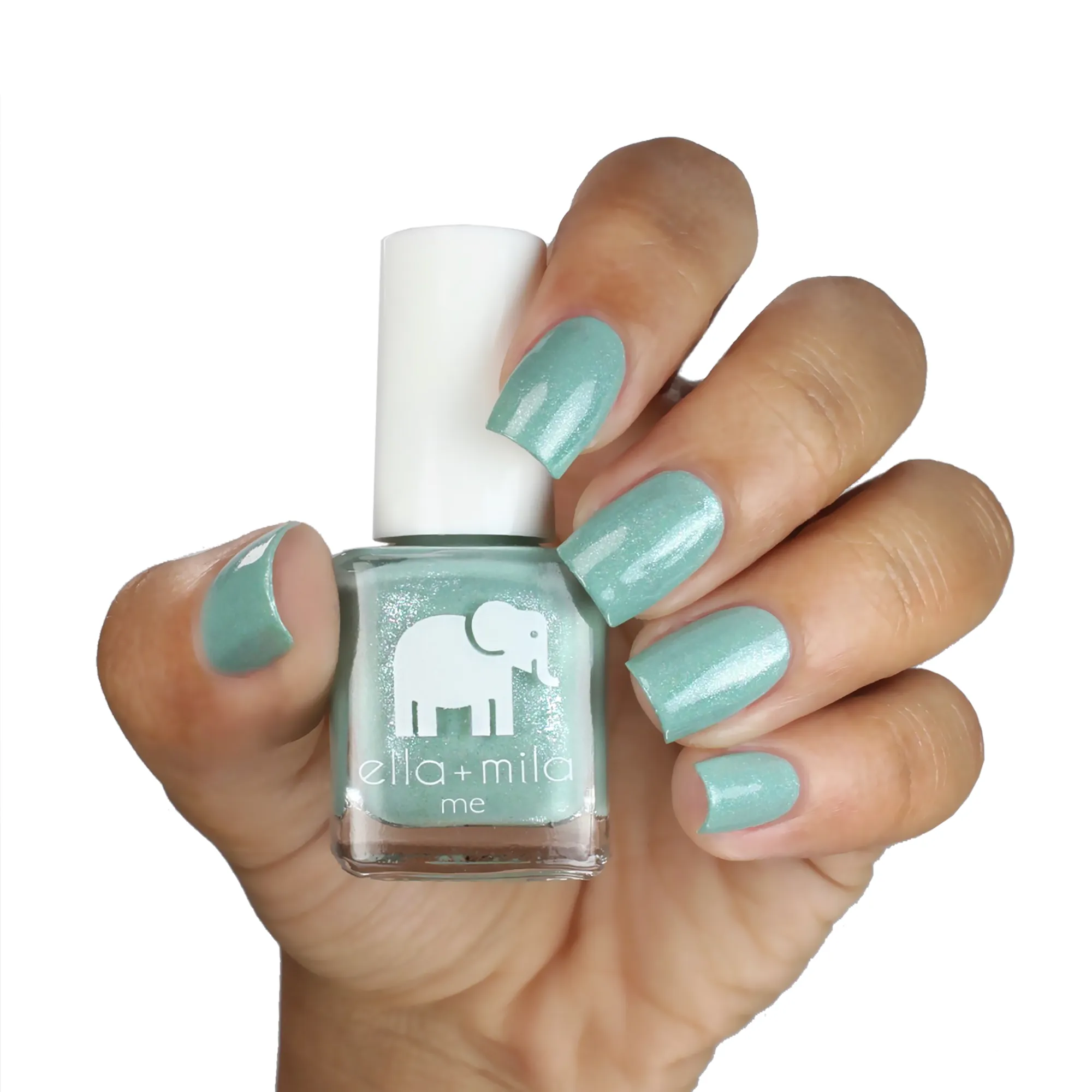 Glitter Me Green Nail Polish
