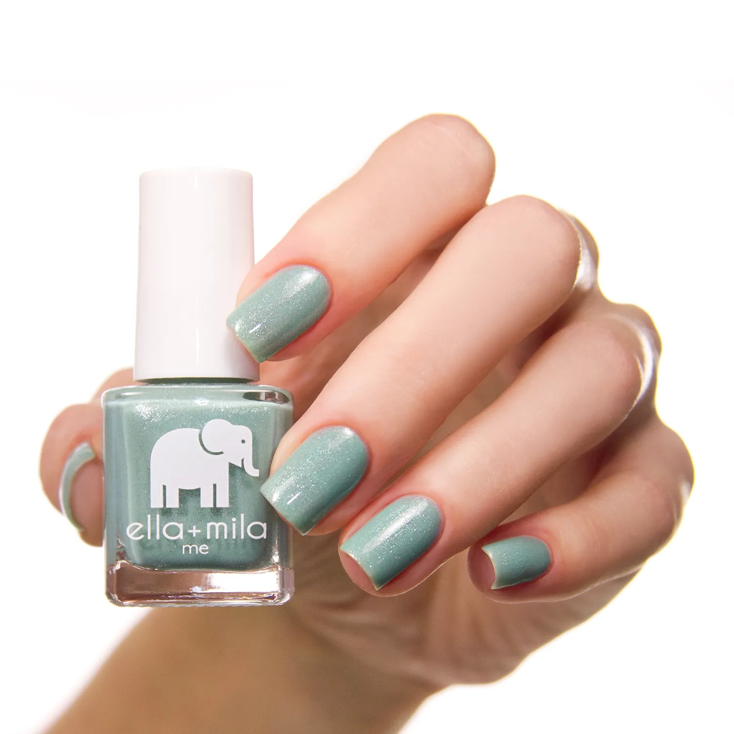 Glitter Me Green Nail Polish
