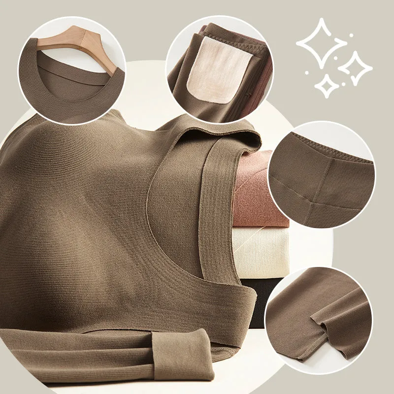 🔥HOT SALE 49% OFF🔥Women's Thermal Underwear Set with Shelf Bra