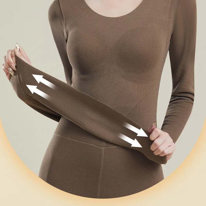 🔥HOT SALE 49% OFF🔥Women's Thermal Underwear Set with Shelf Bra