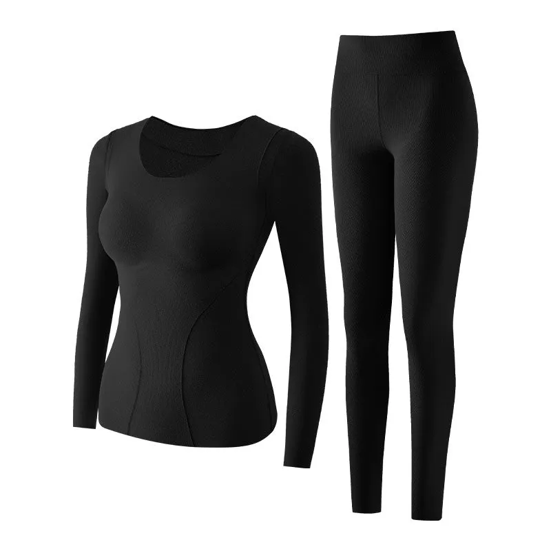 🔥HOT SALE 49% OFF🔥Women's Thermal Underwear Set with Shelf Bra