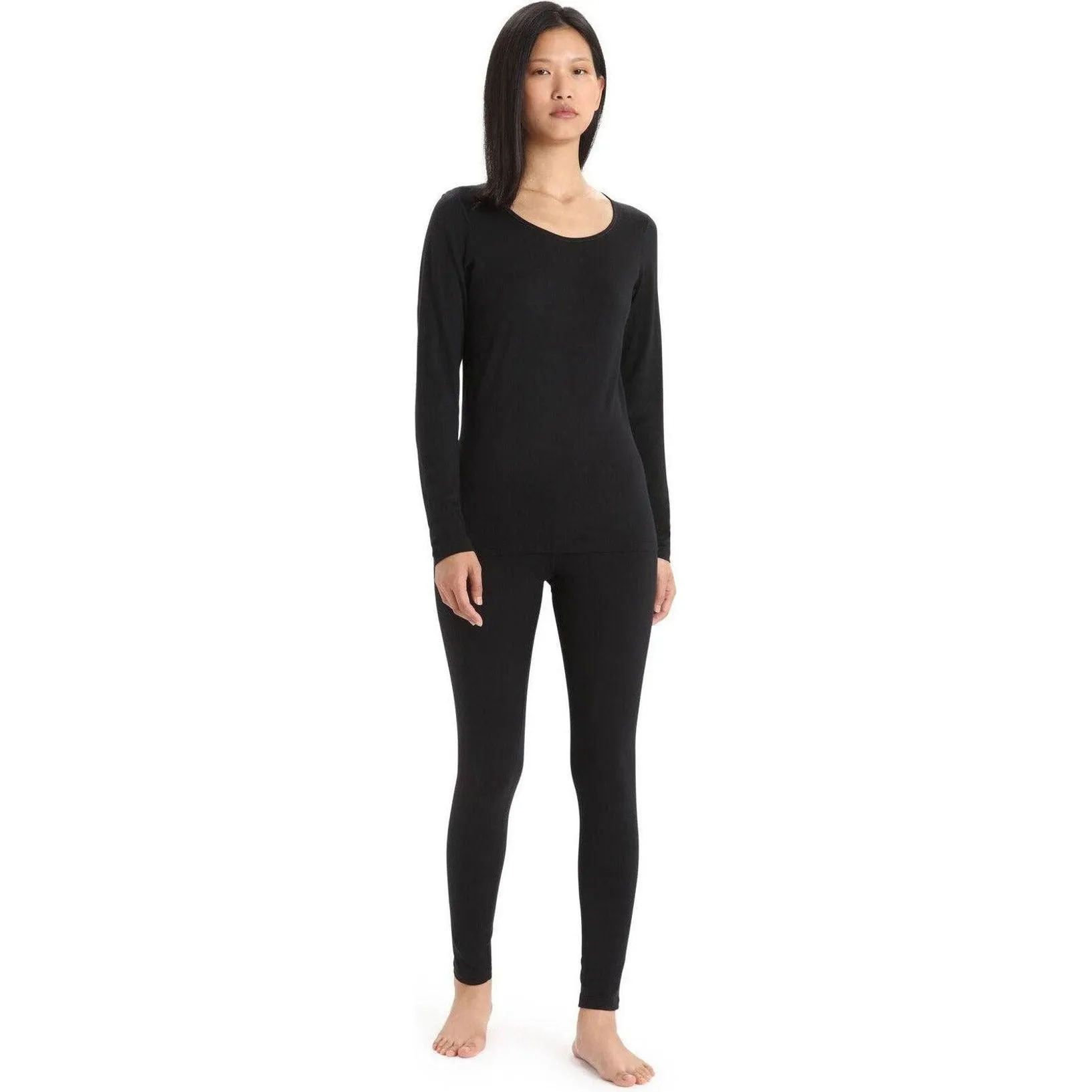 Icebreaker Women's 200 Oasis Long Sleeve Scoop Thermal Top