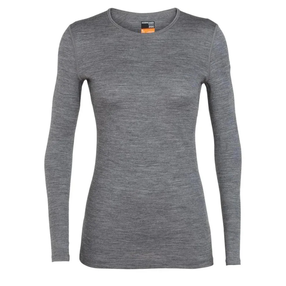 Icebreaker Women's 200 Oasis Long Sleeve Scoop Thermal Top
