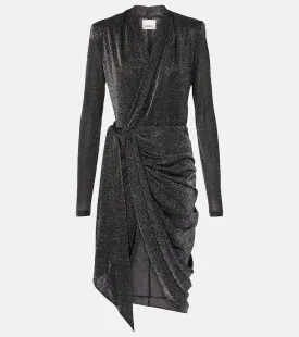 Isabel Marant Cleora lam√É¬© wrap dress