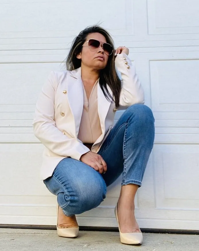 Ivory Blazer - Plus