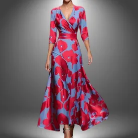 Leigh - Printed Wrap Dress
