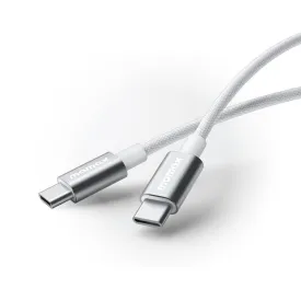 MOMAX 1 Link USB-C to USB-C Charging Cable 100W 2M - USB-IF Certified Fast Charging Heavy Duty - Black