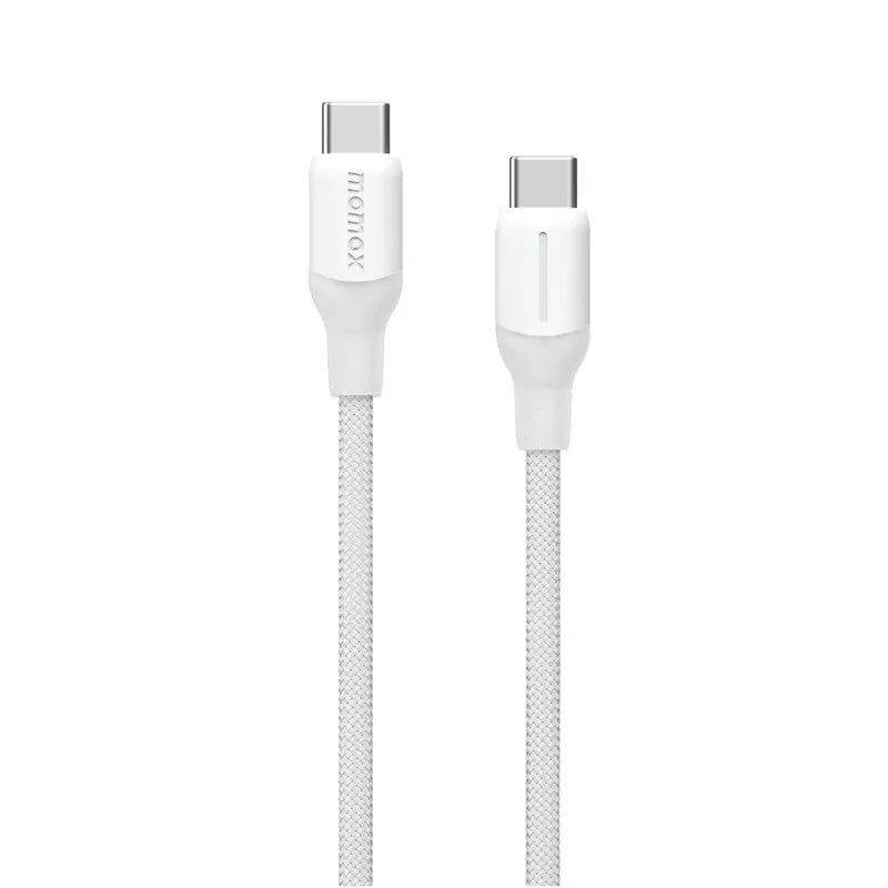 MOMAX 1 Link USB-C to USB-C Charging Cable 100W 2M - White