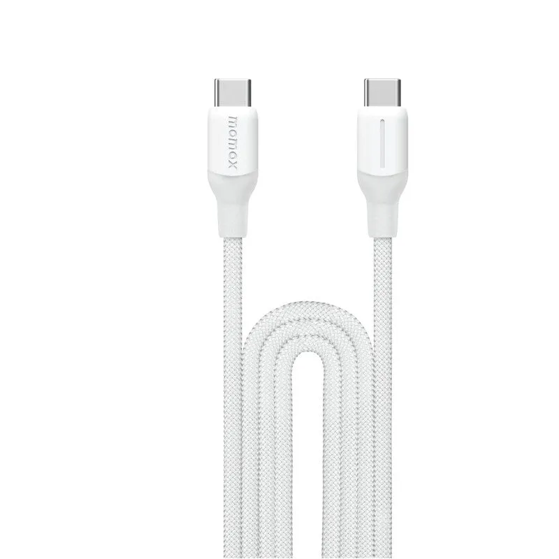 MOMAX 1 Link USB-C to USB-C Charging Cable 100W 3M - White