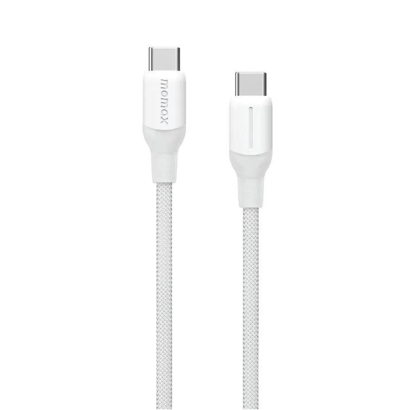MOMAX 1 Link USB-C to USB-C Charging Cable 100W 3M - White