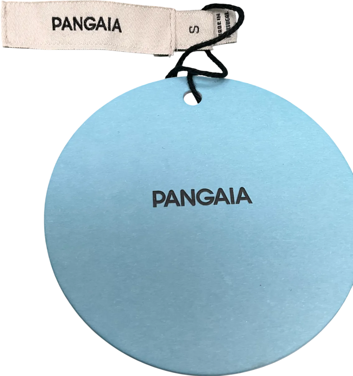 PANGAIA Blue Organic Cotton Oversized Tailored Blazer UK S