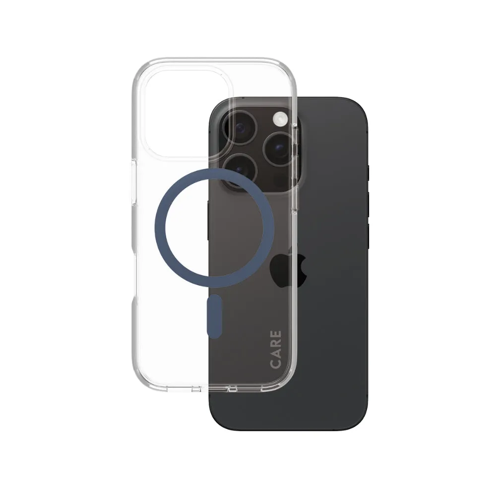 PANZERGLASS Care iPhone 16 Pro Magsafe Case Flagship Blue