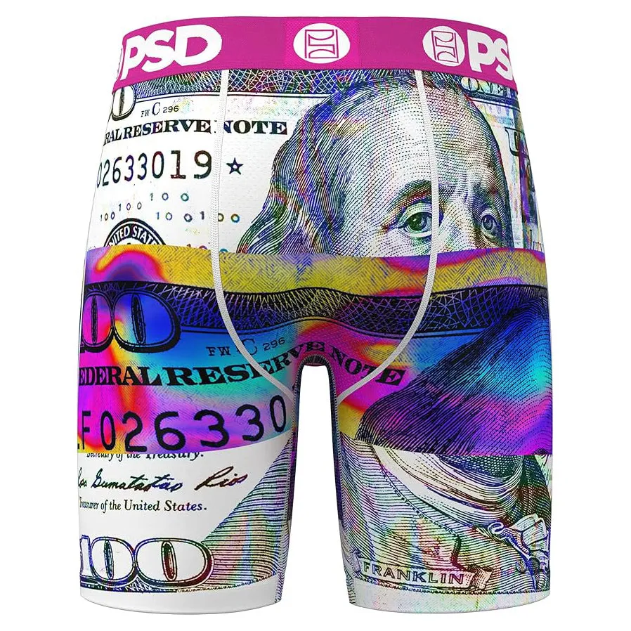 PSD Men's Multicolor Thermal $Plit Boxer Briefs Large Underwear - 224180019-MUL-L