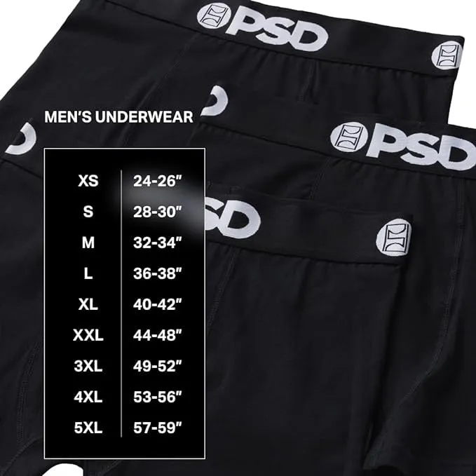 PSD Men's Multicolor Thermal $Plit Boxer Briefs Large Underwear - 224180019-MUL-L