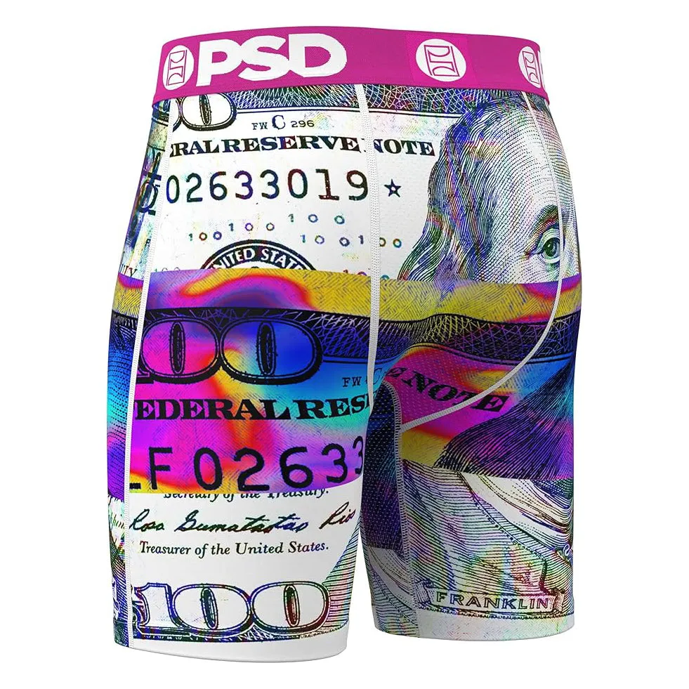 PSD Men's Multicolor Thermal $Plit Boxer Briefs Large Underwear - 224180019-MUL-L