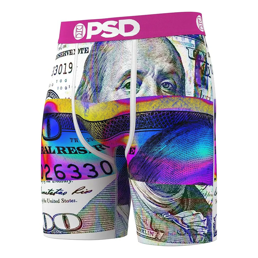 PSD Men's Multicolor Thermal $Plit Boxer Briefs Large Underwear - 224180019-MUL-L